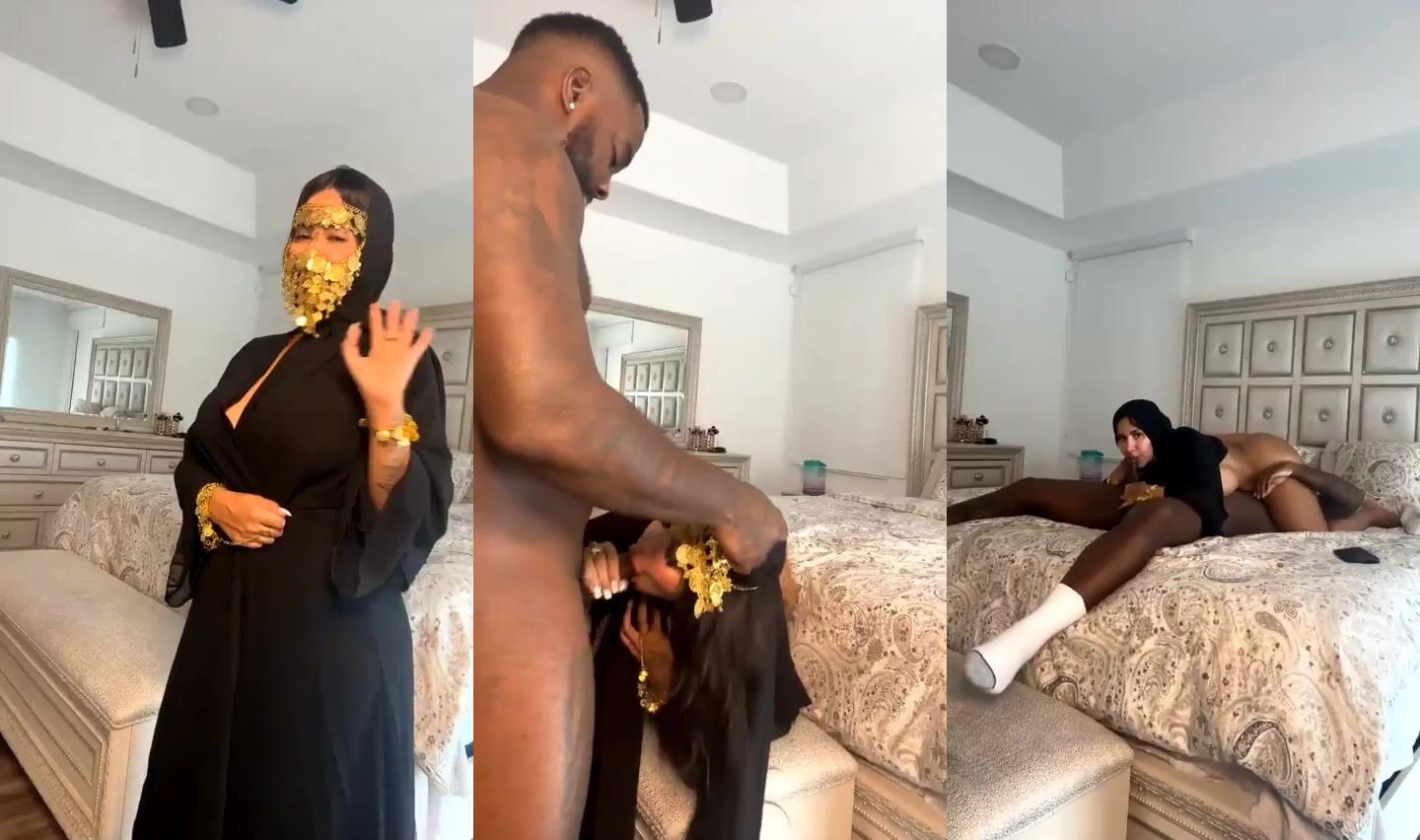 سعودية تستعرض وترقص لحد ما ييجي الفحل الزنجي الي يفشخها نيك مقطع 40 دقيقة  كامل