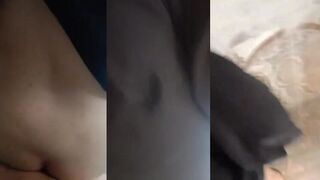 لبوة خليجية ممحونة بالعباية السمرا تتزنق من البواب الي يريح كسها نيج